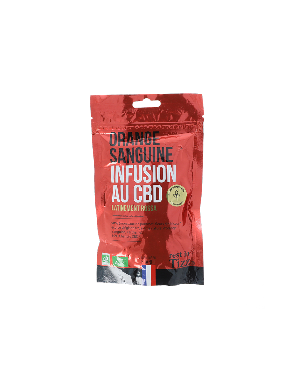 Découvrez notre Infusion CBD bio Orange sanguine Rest in Tizz