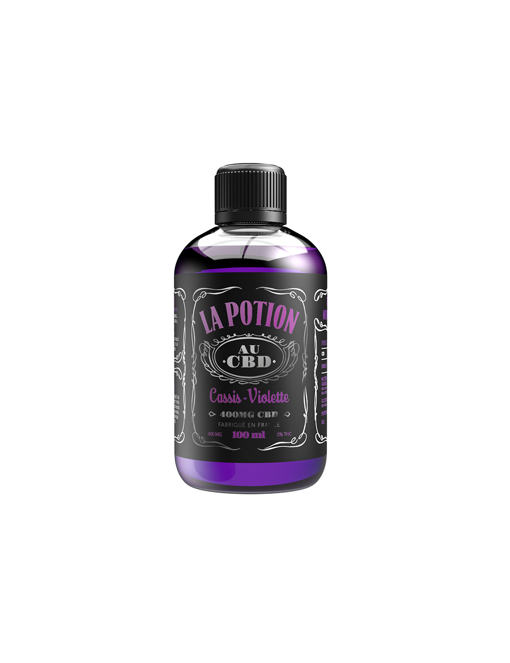Découvrez le sirop au CBD Cassis Violette - La Potion