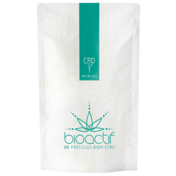 Pastilles CBD BioActif Menthe 1mg