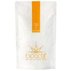 Pastilles CBD BioActif Mandarine 5mg
