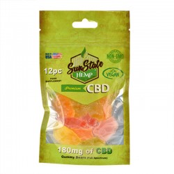 Bonbons CBD oursons Vegan goût fruits – Sun State Bonbons CBD oursons Vegan goût fruits – Sun State