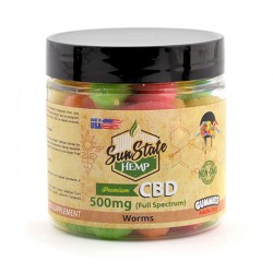 Bonbons cbd vers acidulés – Sun state Bonbons cbd vers acidulés – Sun state