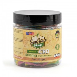 Bonbons cbd bandes acidulées gélifiées – Sun State Hemp Bonbons cbd bandes acidulées gélifiées – Sun State Hemp
