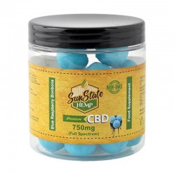 Bonbons CBD traditionnels à la framboise bleue – Sun State Hemp Bonbons CBD traditionnels à la framboise bleue – Sun State Hemp