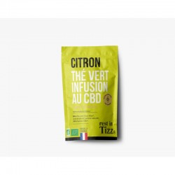 Thé vert Chun Mee bio CBD saveur citron – Rest In Tizz Thé vert Chun Mee bio CBD saveur citron – Rest In Tizz