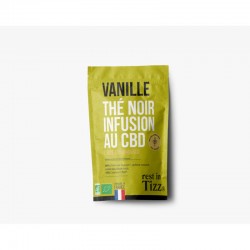 Thé noir cbd bio saveur vanille – Rest in Tizz Thé noir cbd bio saveur vanille – Rest in Tizz