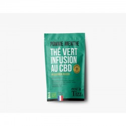 Thé vert CBD bio Pomme Menthe – Rest in Tizz Thé vert CBD bio Pomme Menthe – Rest in Tizz