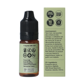 E-liquide CBD Green Gelato - Le Chanvrier Suisse