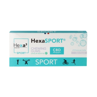 Chewing-gums CBD Sport - Hexa3
