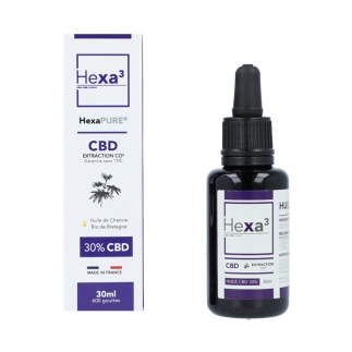 Huile de Chanvre CBD 30 ml 30 % - Hexa3