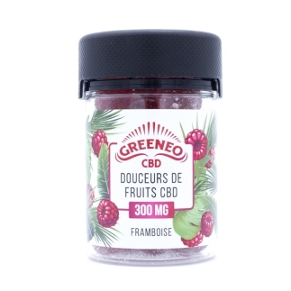 Bonbons CBD Douceurs de Framboises – Greeneo